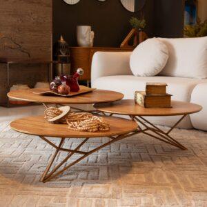 MESA CENTRO - DESIGNER: LEONARDO BUENO - PRONTA ENTREGA.